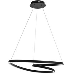 LED rippvalgusti puldiga Loop, Black hind ja info | Rippvalgustid | kaup24.ee