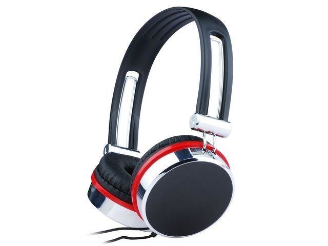 Gembird stereo headphones with microphone and volume control, black/silver/red hind ja info | Kõrvaklapid | kaup24.ee