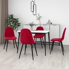 Обеденные стулья, 4 шт., коричневые цена и информация | Стулья для кухни и столовой | kaup24.ee
