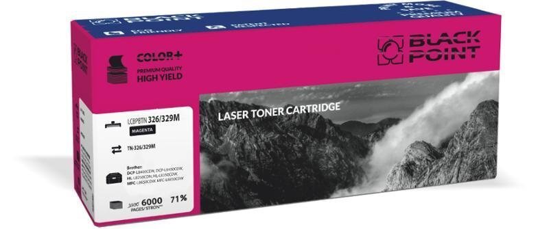 Toner Black Point LCBPBTN326/329M | magenta | 6000 pp | Brother TN-326M / TN-329 цена и информация | Laserprinteri toonerid | kaup24.ee