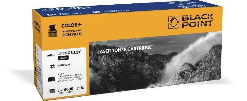 Toner Black Point LCBPBTN326/329Y | yellow | 6000 pp | Brother TN-326Y / TN-329Y цена и информация | Laserprinteri toonerid | kaup24.ee