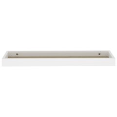 vidaXL seinariiulid, 2 tk, tamm ja valge, 60 x 15 x 4 cm, MDF hind ja info | Riiulid | kaup24.ee