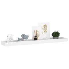 vidaXL seinariiulid, 4 tk, tamm, 80 x 15 x 4 cm, MDF цена и информация | Полки | kaup24.ee