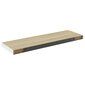 vidaXL seinariiul, tamm ja valge, 80 x 23,5 x 3,8 cm MDF hind ja info | Riiulid | kaup24.ee