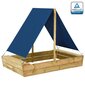 Liivakast katusega, 160x100x133 cm, immutatud männipuit hind ja info | Liivakastid, liiv ja mänguasjad | kaup24.ee