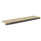 vidaXL seinariiulid, 2 tk, tamm ja valge, 100 x 23,5 x 3,8 cm MDF hind ja info | Riiulid | kaup24.ee