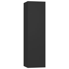 vidaXL telerikapp, must, 30,5 x 30 x 110 cm, puitlaastplaat hind ja info | TV alused | kaup24.ee