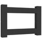 vidaXL 10-osaline telerikappide komplekt, must, puitlaastplaat hind ja info | TV alused | kaup24.ee
