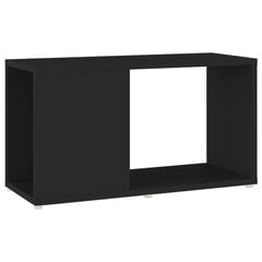 vidaXL telerikapp, must, 60 x 24 x 32 cm, puitlaastplaat hind ja info | TV alused | kaup24.ee