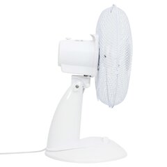 vidaXL lauaventilaator, 3 kiirust, 40 cm, 40 W, valge hind ja info | Ventilaatorid | kaup24.ee