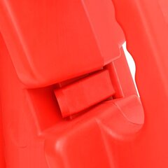 vidaXL kokkupandav liiklustõke, punane, 210 x 50 x 105 cm hind ja info | Lisaseadmed | kaup24.ee