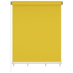 vidaXL väliruloo 220 x 140 cm, kollane цена и информация | Рулонные шторы | kaup24.ee