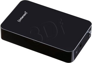 Väline kõvaketas Intenso Memory Center 3.5'' 4TB USB3, must цена и информация | Жёсткие диски (SSD, HDD) | kaup24.ee