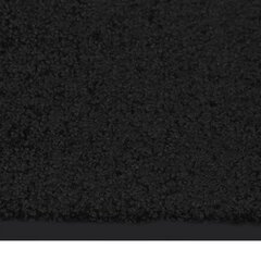 vidaXL uksematt, must, 40 x 60 cm hind ja info | Uksematid | kaup24.ee