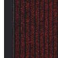 vidaXL uksematt, triibuline, punane, 40 x 60 cm hind ja info | Uksematid | kaup24.ee