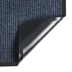 vidaXL uksematt, triibuline, sinine 40 x 60 cm цена и информация | Придверные коврики | kaup24.ee