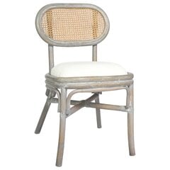 Обеденные стулья, 4 шт., серые цена и информация | Стулья для кухни и столовой | kaup24.ee