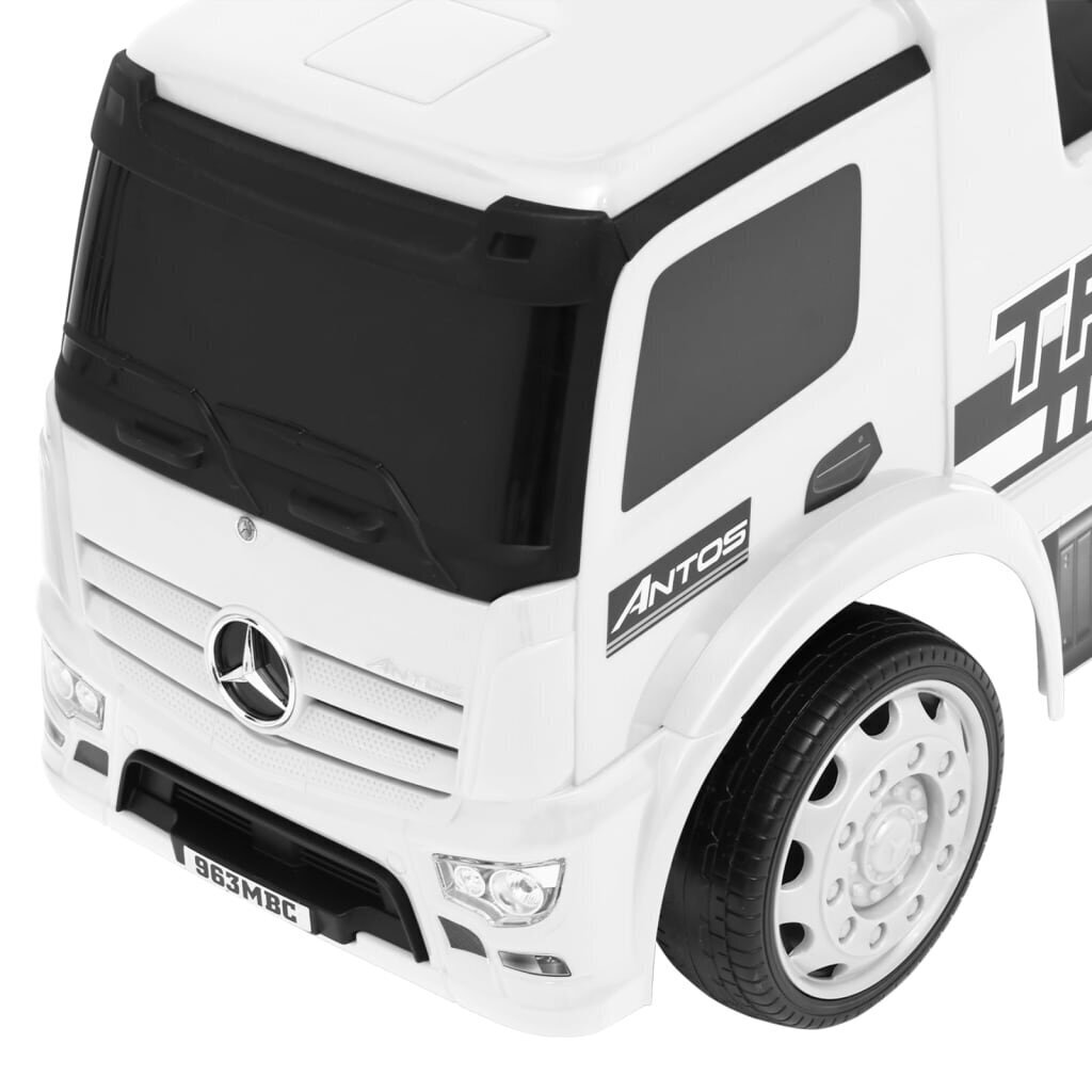 vidaXL laste mängu veoauto Mercedes Benz, valge hind ja info | Imikute mänguasjad | kaup24.ee
