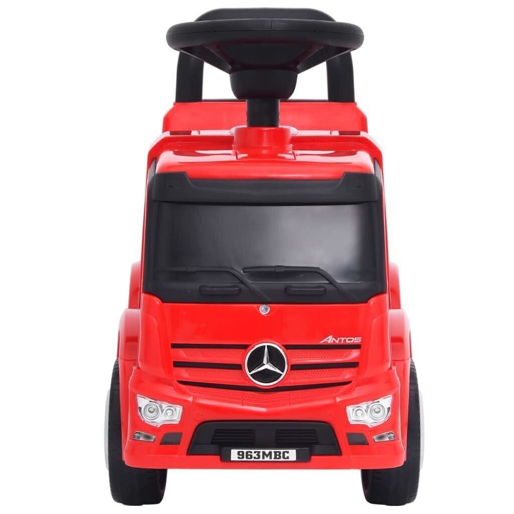 vidaXL laste mängu veoauto Mercedes Benz, punane цена и информация | Imikute mänguasjad | kaup24.ee