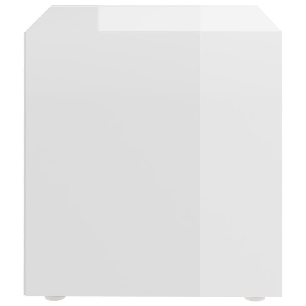 vidaXL telerikapid 4 tk kõrgläikega valge 37x35x37 cm puitlaastplaat hind ja info | TV alused | kaup24.ee
