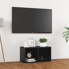 vidaXL telerikapp, kõrgläikega hall, 72x35x36,5 cm, puitlaastplaat hind ja info | TV alused | kaup24.ee