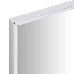 vidaXL peegel, hõbedane, 60 x 40 cm hind ja info | Peeglid | kaup24.ee