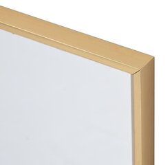 vidaXL peegel, kuldne, 60 x 60 cm цена и информация | Зеркала | kaup24.ee