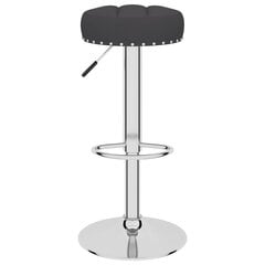 Полосатые барные стулья, черные, 2 шт. цена и информация | Стулья для кухни и столовой | kaup24.ee