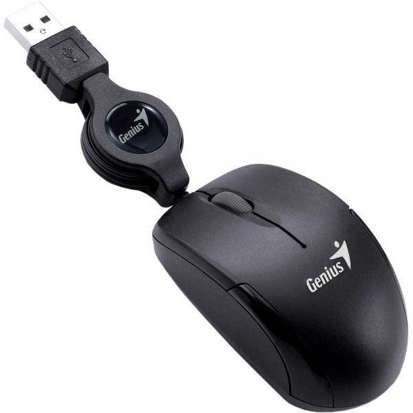 Genius Micro Traveler V2, USB, must hind ja info | Hiired | kaup24.ee