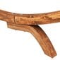 vidaXL katusega võrkkiik, 165x198x140 cm, painutatud puit, kreemjas цена и информация | Võrkkiiged | kaup24.ee