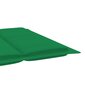 vidaXL lamamistooli padi, roheline, 186 x 58 x 3 cm цена и информация | Toolipadjad ja -katted | kaup24.ee