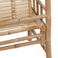 vidaXL aiapink padjaga 120 cm, bambus цена и информация | Aiapingid | kaup24.ee