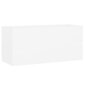 vidaXL valamukapp, valge, 100 x 38,5 x 45 cm, puitlaastplaat hind ja info | Vannitoakapid | kaup24.ee