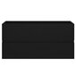 vidaXL valamukapp, must, 90 x 38,5 x 45 cm, puitlaastplaat hind ja info | Vannitoakapid | kaup24.ee