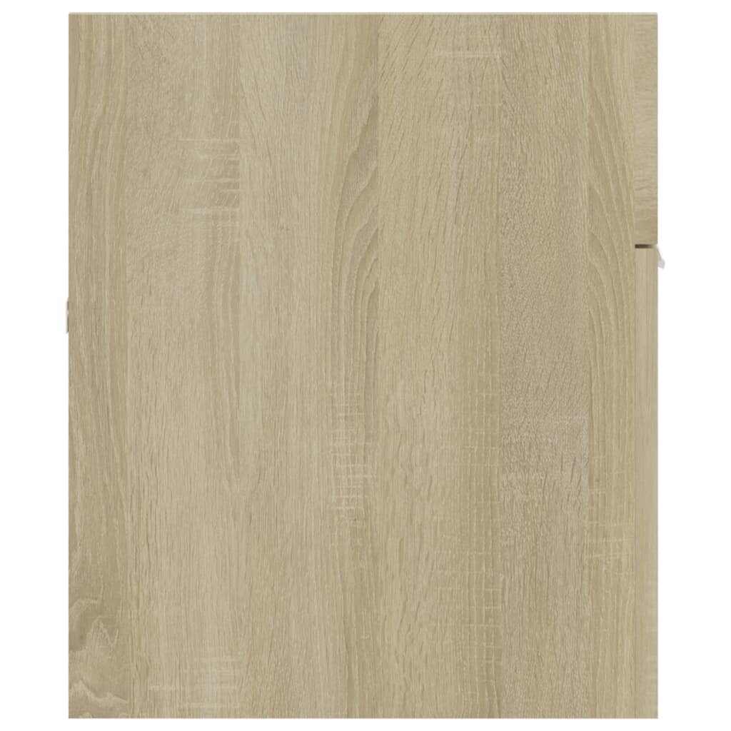 vidaXL valamukapp, Sonoma tamm, 100 x 38,5 x 46 cm, puitlaastplaat hind ja info | Vannitoakapid | kaup24.ee
