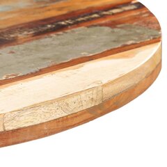 vidaXL bistroolaud, ümmargune, Ø 70 x 75 cm, taastatud puit hind ja info | Köögi- ja söögilauad | kaup24.ee