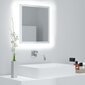 vidaXL LED vannitoa peeglikapp, kõrgläikega valge, 40x8,5x37cm, akrüül цена и информация | Peeglid | kaup24.ee