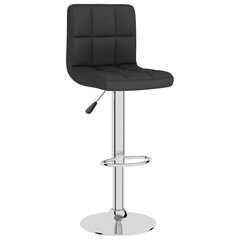Полосатые барные стулья, черные, 2 шт. цена и информация | Стулья для кухни и столовой | kaup24.ee