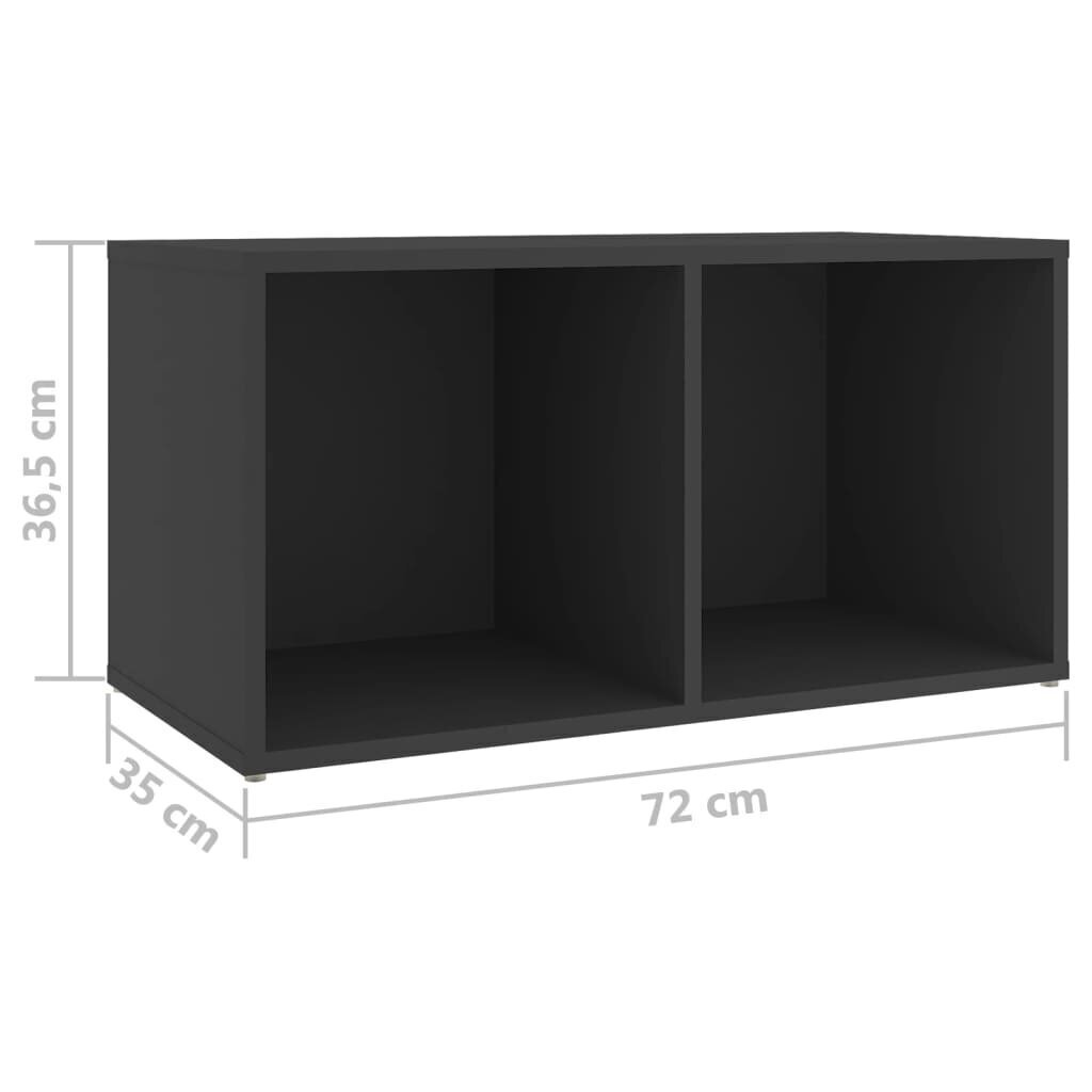 vidaXL telerikapid 4 tk hall 72x35x36,5 cm puitlaastplaat цена и информация | TV alused | kaup24.ee