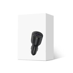 Ugreen Car Charger 2x USB Type C / 1x USB 69W 5A Power Delivery Quick Charge black (20467) hind ja info | Mobiiltelefonide laadijad | kaup24.ee
