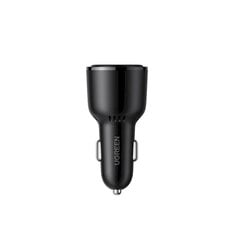 Ugreen Car Charger 2x USB Type C / 1x USB 69W 5A Power Delivery Quick Charge black (20467) hind ja info | Mobiiltelefonide laadijad | kaup24.ee