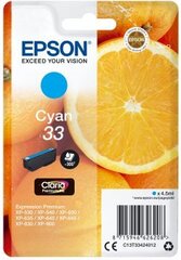 Premium Ink Epson Singlepack Cyan 33 цена и информация | Картриджи для струйных принтеров | kaup24.ee