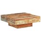 vidaXL kohvilaud 80 x 80 x 28 cm, taaskasutatud puit hind ja info | Diivanilauad | kaup24.ee
