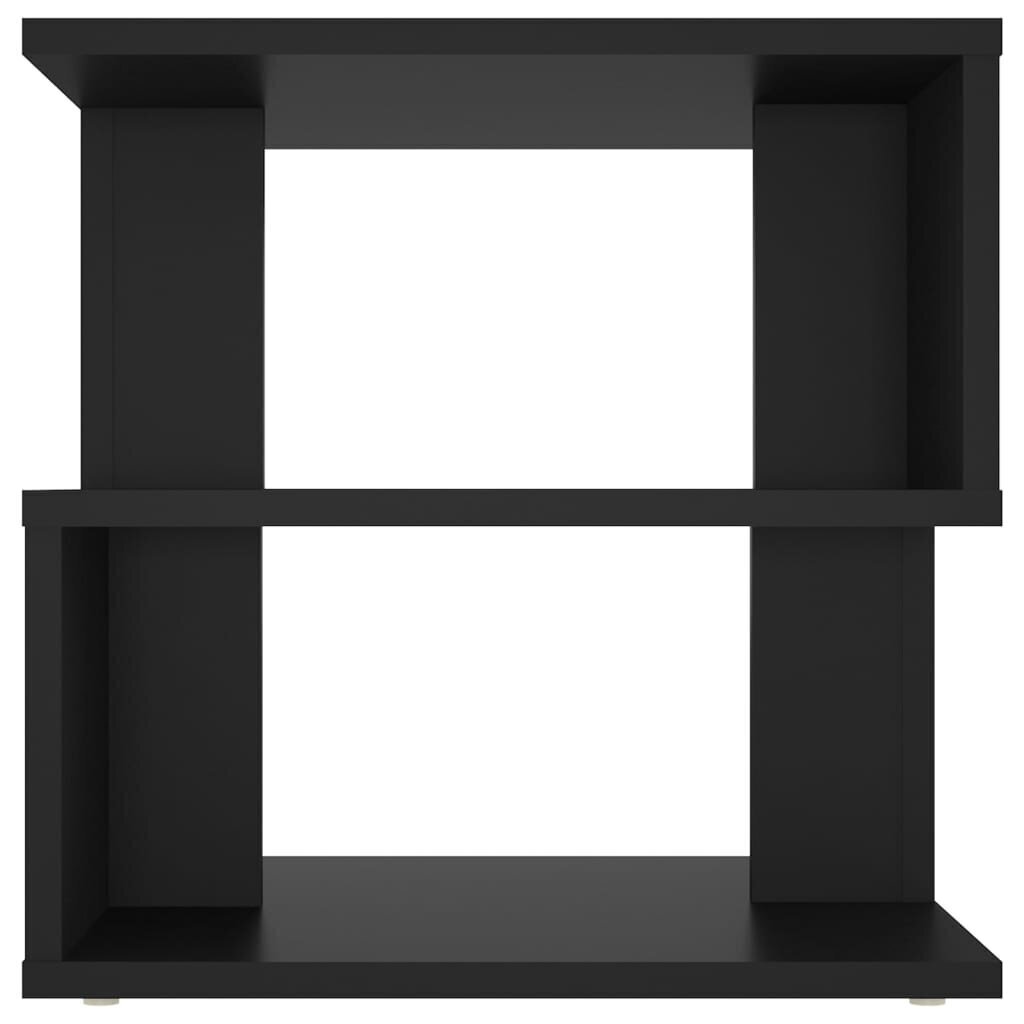 vidaXL lisalaud, must, 40 x 40 x 40 cm, puitlaastplaat hind ja info | Diivanilauad | kaup24.ee