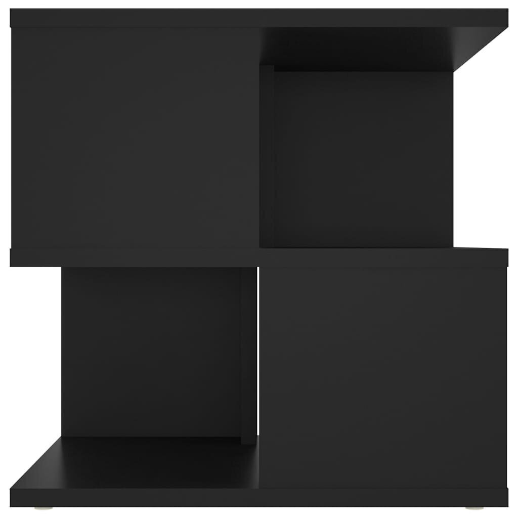 vidaXL lisalaud, must, 40 x 40 x 40 cm, puitlaastplaat hind ja info | Diivanilauad | kaup24.ee