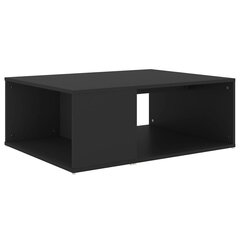 vidaXL kohvilaud, must, 90 x 67 x 33 cm, puitlaastplaat hind ja info | Diivanilauad | kaup24.ee