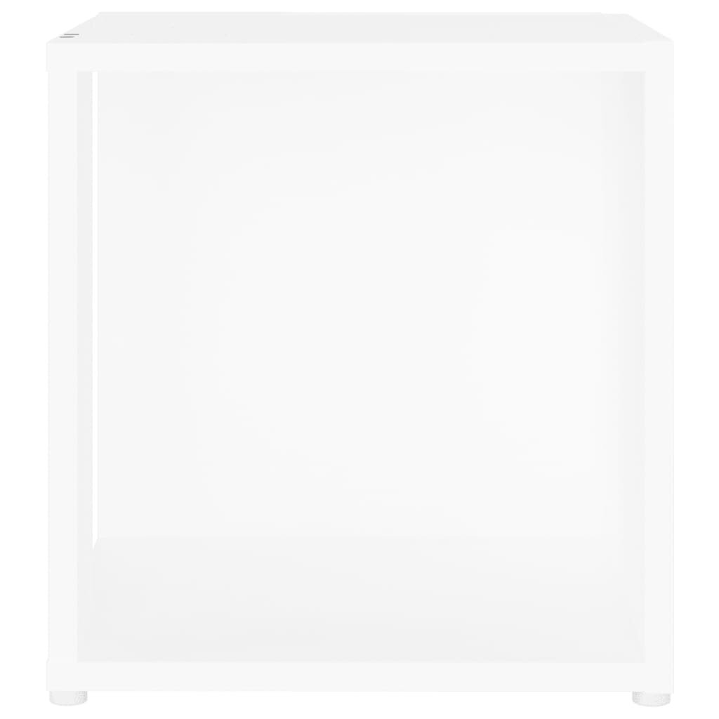 vidaXL lisalaud, valge, 33 x 33 x 34,5 cm, puitlaastplaat hind ja info | Diivanilauad | kaup24.ee