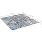 vidaXL mosaiikplaadid 22 tk hall sinine 30 x 30 cm klaas hind ja info | Seinaplaadid | kaup24.ee