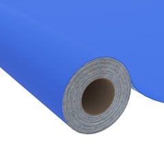 vidaXL iseliimuv mööblikile, kõrgläikega sinine, 500 x 90 cm, PVC hind ja info | Kleepkiled | kaup24.ee