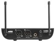 Vonyx WM82C digitaalne UHF 2-kanaliline juhtmeta mikrofoni komplekt pihuarvuti ja kehakotiga цена и информация | Mikrofonid | kaup24.ee